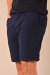 Bermuda Masculina Social Brim Azul Marinho - comprar online