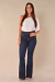 Calça Flare Jeans Blue Black na internet