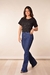 Calça Flare Feminina Jeans Escuro Basic - Strategia Jeans