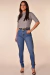 Calça Feminina Skinny Jeans Básica Lavada - comprar online