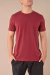 Camiseta Masculina Algodão Egípcio Bordô - comprar online