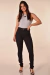 Calça Skinny Preta Básica Feminina - loja online