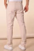 Calça Masculina Sarja Alfaiataria Bege Claro - Strategia Jeans