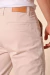Calça Masculina Sarja Alfaiataria Bege Claro - comprar online