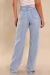 Calça Wide Leg Jeans Com Pinça - Strategia Jeans