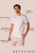 Camiseta Masculina Algodão Egípcio Branca - loja online