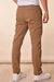 Calça Masculina Sarja Alfaiataria Cáqui - Strategia Jeans