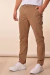 Calça Masculina Sarja Alfaiataria Cáqui - comprar online