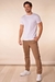 Calça Masculina Sarja Alfaiataria Cáqui na internet