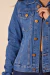 Jaqueta Jeans Feminina Oversized Escura - Strategia Jeans