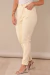 Calça Mom Sarja Amarela - comprar online