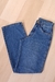 Calça Wide Leg Jeans Escura Tradicional - comprar online