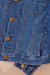 Jaqueta Jeans Feminina Oversized Escura na internet