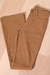 Calça Flare Feminina Brim Cáqui
