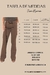 Imagem do Calça Flare Feminina Brim Marrom