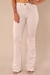 Calça Flare Feminina Brim Bege Claro - Strategia Jeans