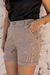 Short Feminino Brim Bolso Faca Bege na internet