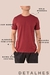 Imagem do Camiseta Masculina Algodão Egípcio Bordô
