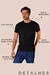 Camiseta Masculina Malha Preta - loja online