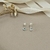 Brinco de pérola com zircônia aquamarine pendurada - Prata925 - Ref.: BR925094