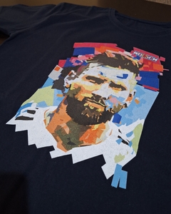 Remera Messias ART (Azul Marino) - comprar online