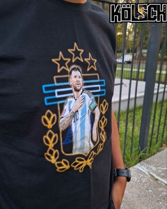 Remera Messi Tres Estrellas - tienda online