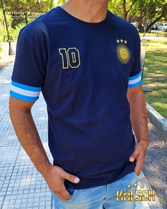 Remera La Diez (Azul Marino)