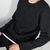 BUZO CUELLO REDONDO MARVEL - NEGRO