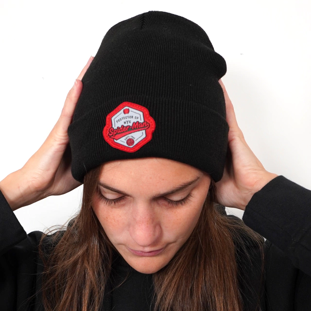 Gorro De Lana Jl Spider Man Negro thumbnail 2