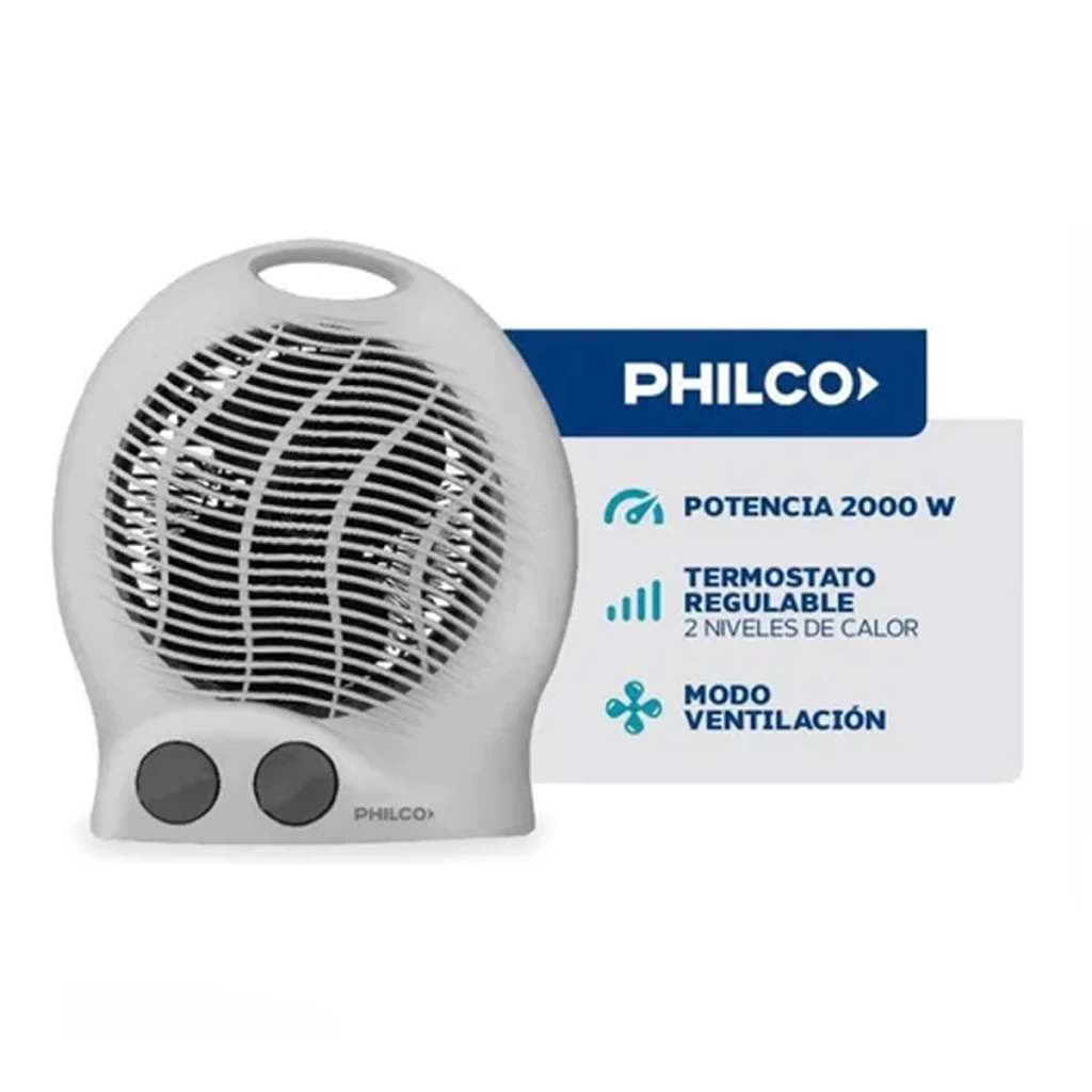 CALOVENTOR PHILCO 2000W TERMOSTATO REGULABLE