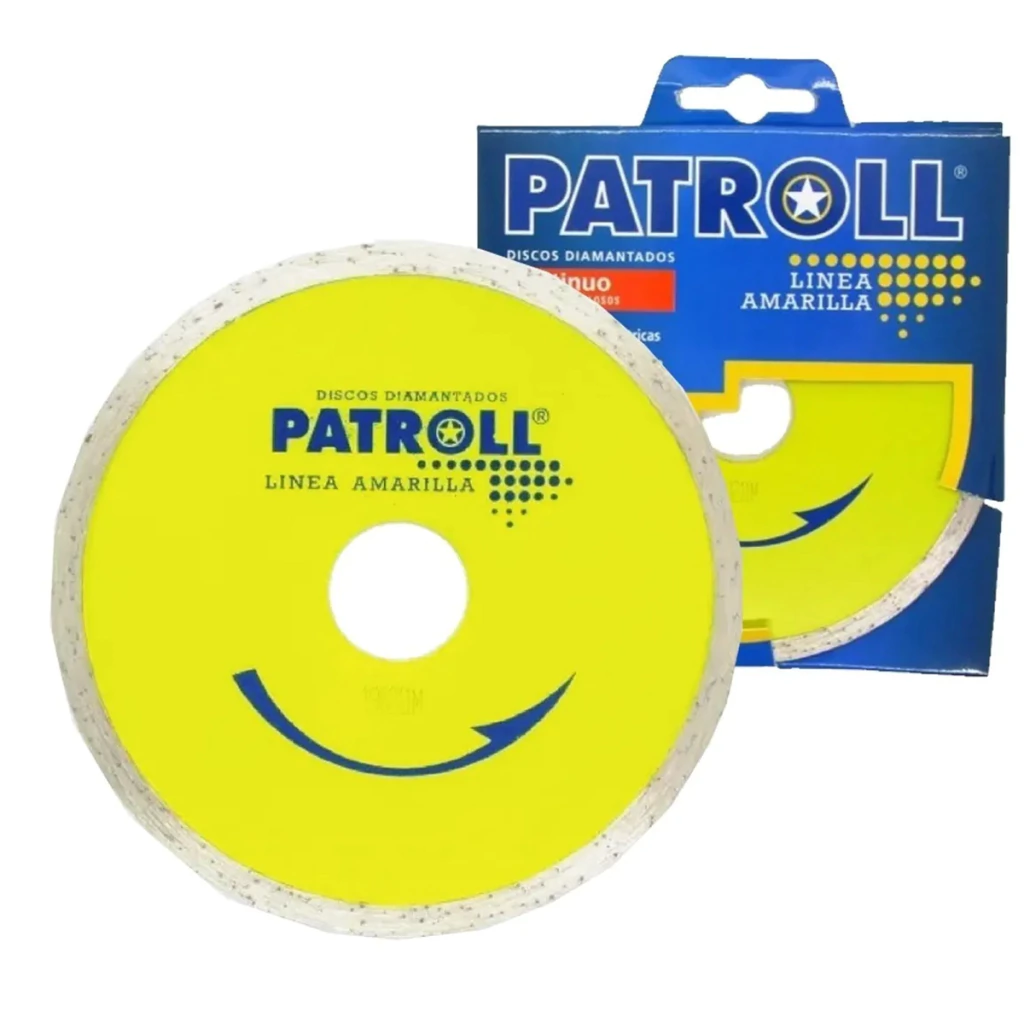 DISCO DIAMANTADO CONTINUO PATROLL PYC LINEA AMARILLA