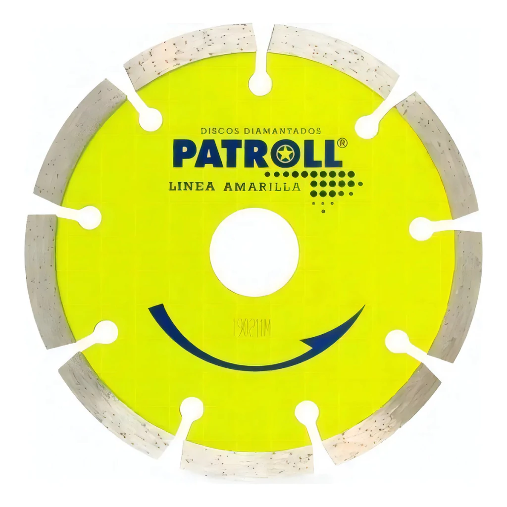 DISCO DIAMANTADO SEGMENTADO PATROLL PYS LINEA AMARILLA