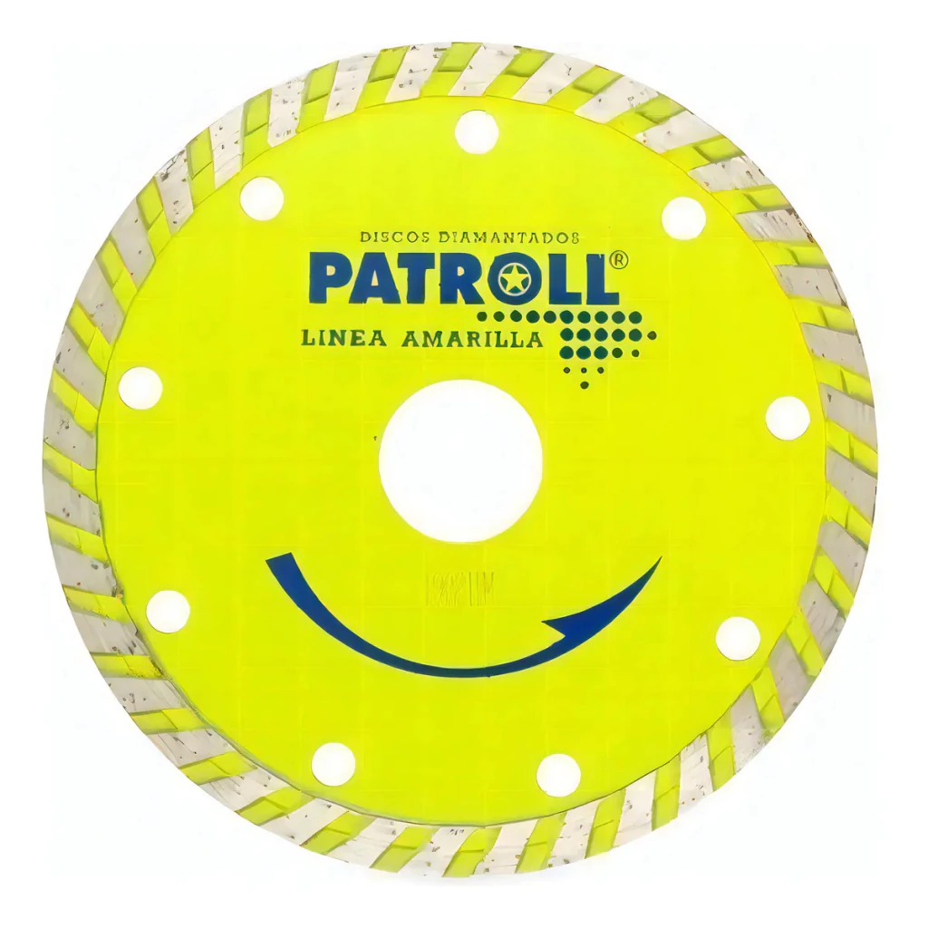 DISCO DIAMANTADO TURBO PATROLL PYT LINEA AMARILLA