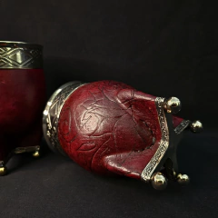 Mate Imperial línea PREMIER con cuero repujado. Incluye bombillón cincelado. on internet