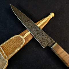 Cuchillo criollo en Acero Damasco. Híbrido. - (copia) - buy online