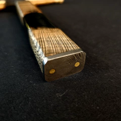 Cuchillo criollo en Acero Damasco. Híbrido. - (copia) on internet
