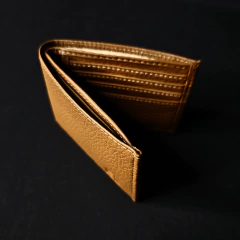 Billetera de caballero en cuero original. - Distinguida Tradición | Marroquinería y Platería Criolla | Regalos exclusivos | San Rafael Mendoza