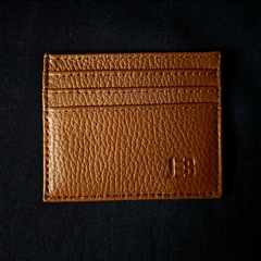 Porta tarjetas de cuero original. - Distinguida Tradición | Marroquinería y Platería Criolla | Regalos exclusivos | San Rafael Mendoza