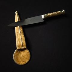 Cuchillo H.Bogen&R.Pfile, encabado en tiento fino.