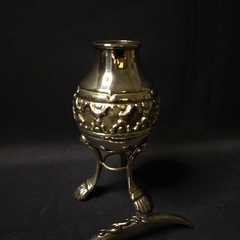 Mate Cáliz de alpaca, sin bombilla. - Distinguida Tradición | Marroquinería y Platería Criolla | Regalos exclusivos | San Rafael Mendoza