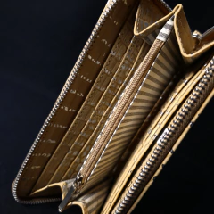 Fichero/Billetera de dama en cuero original - Distinguida Tradición | Marroquinería y Platería Criolla | Regalos exclusivos | San Rafael Mendoza