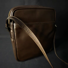 Morral/Bandolera de cuero original. Color Habano. on internet