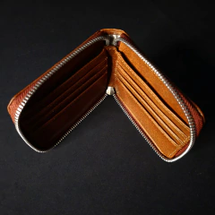 Billetera de cuero original liso modelo Pocket. - tienda online