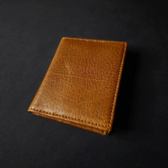 Porta tarjetas libreta de cuero original. - Distinguida Tradición | Marroquinería y Platería Criolla | Regalos exclusivos | San Rafael Mendoza