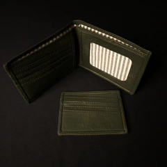 Billetera de caballero con porta tarjetas desmontable . - Distinguida Tradición | Marroquinería y Platería Criolla | Regalos exclusivos | San Rafael Mendoza