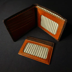 Billetera de caballero con porta tarjetas desmontable . - loja online