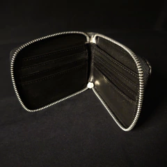 Billetera de cuero original liso modelo Pocket.