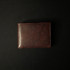 Billetera con porta tarjetas de caballero en cuero original.
