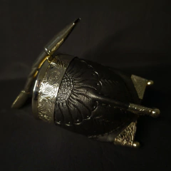 Mate Imperial Premier con bombillón de alpaca cincelado. - tienda online