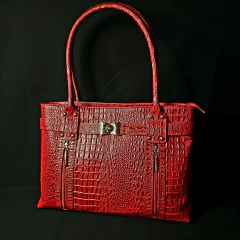 Cartera de cuero, modelo Elegance Premier.. Color suela. - (copia)